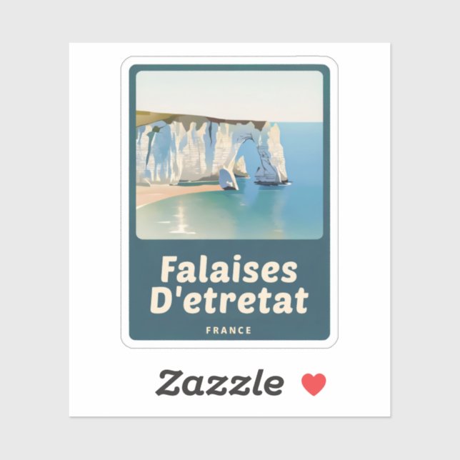 Natural Beauty of Falaises D'etretat-France (Sheet)