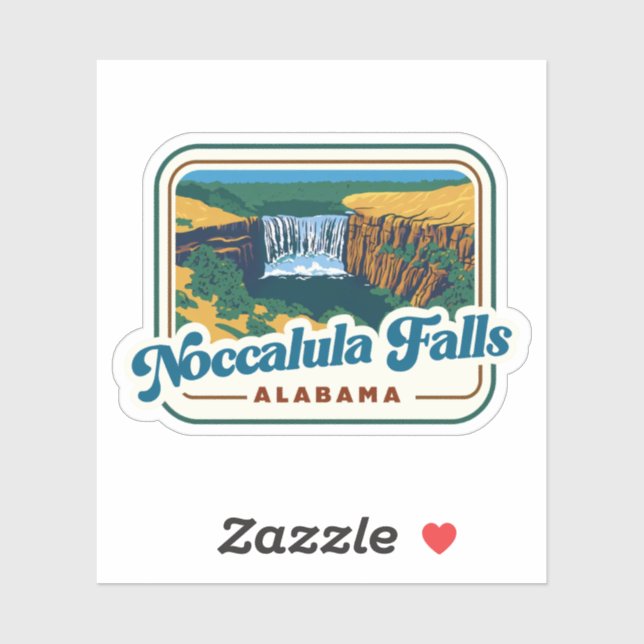 Natural Beauty of Noccalula Falls-Alabama (Sheet)