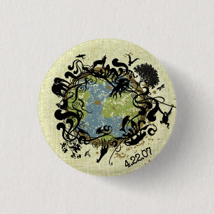 Natural Beauty - Preserve It! 3 Cm Round Badge
