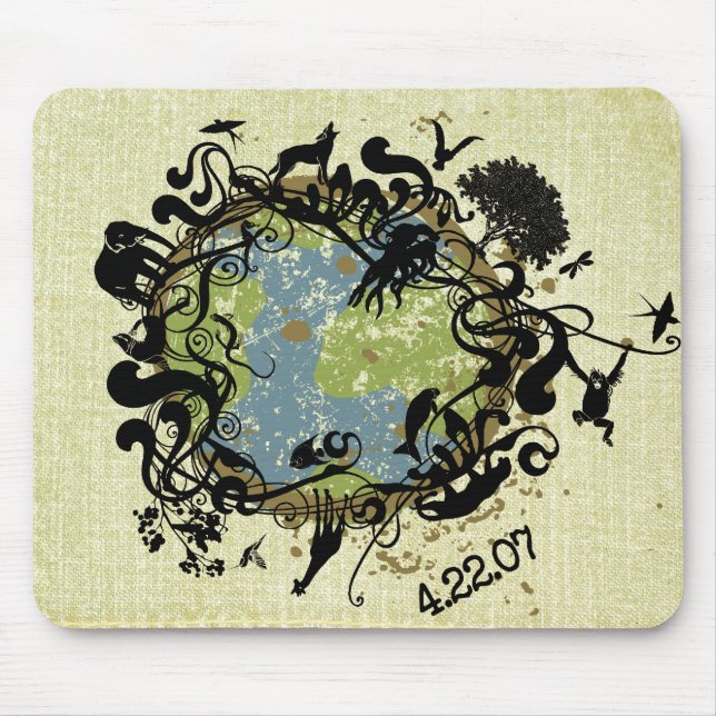 Natural Beauty - Preserve It! Mouse Mat (Front)