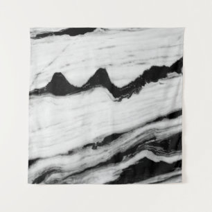 natural black and white marble texture, luxurious tapestry