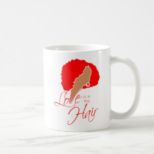 Natural Black Hair Love is in the Hair Coffee Mug