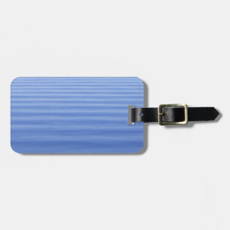 Natural Blue Rippled Water Luggage Tag