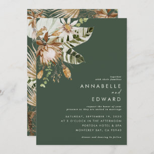 Natural bohemian botanical modern elegant foliage