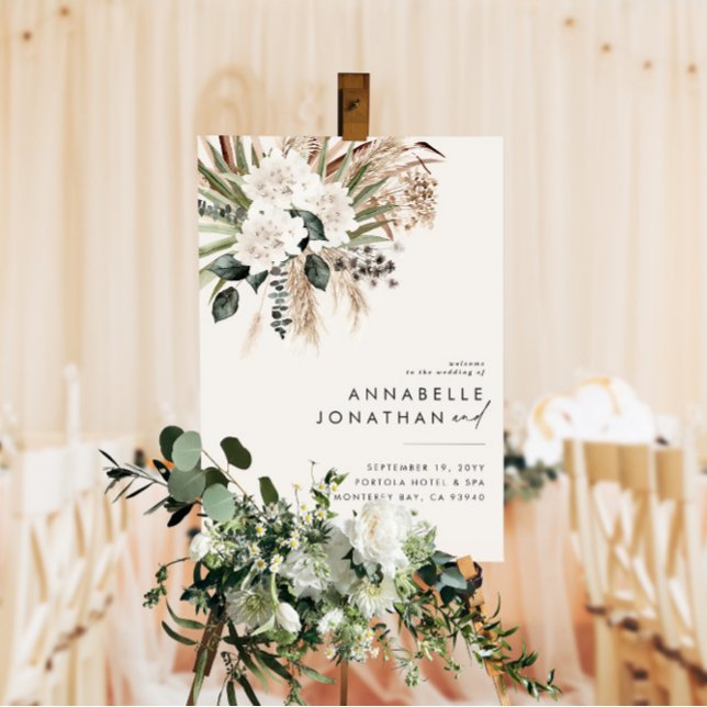 Natural bohemian botanical modern elegant foliage  poster (Creator Uploaded)