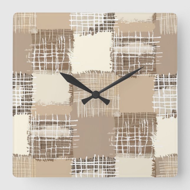 Natural Boho Wall Clock (Front)