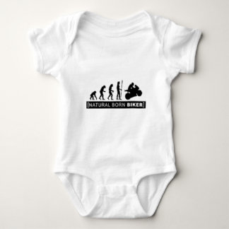 Natural born biker baby bodysuit