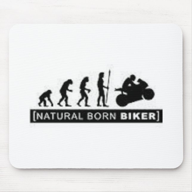 Natural born biker mouse mat (Front)