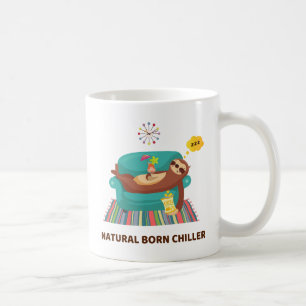 Natural Born Chiller Pun Mug