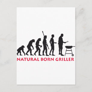 Natural Born Griller 2c Postcard