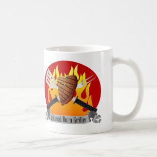 Natural Born Griller Mug Father's Day BBQ gift
