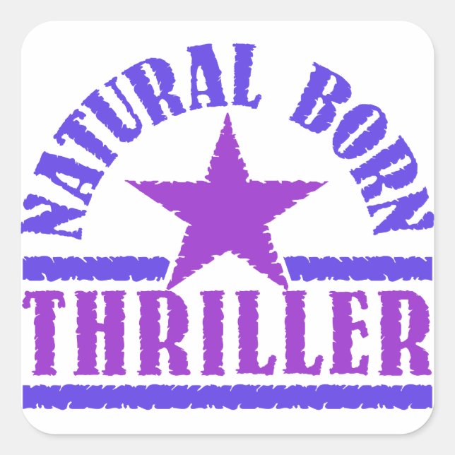 Natural Born Thriller custom stickers (Front)