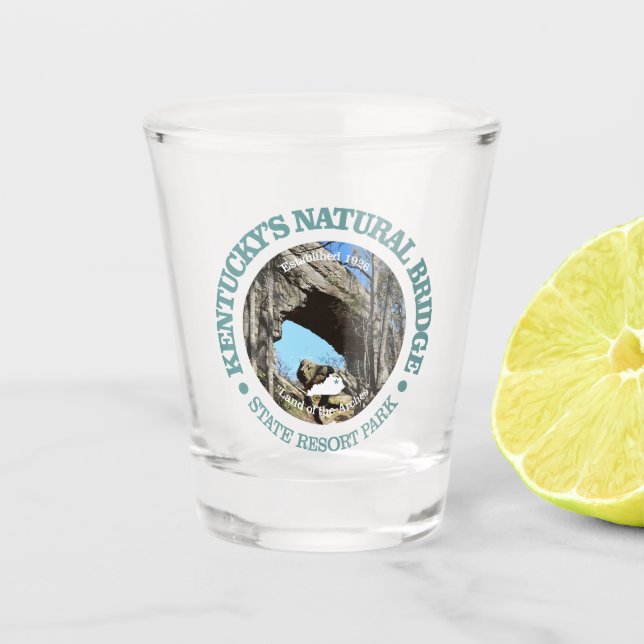 Natural Bridge SRP Shot Glass (Front)