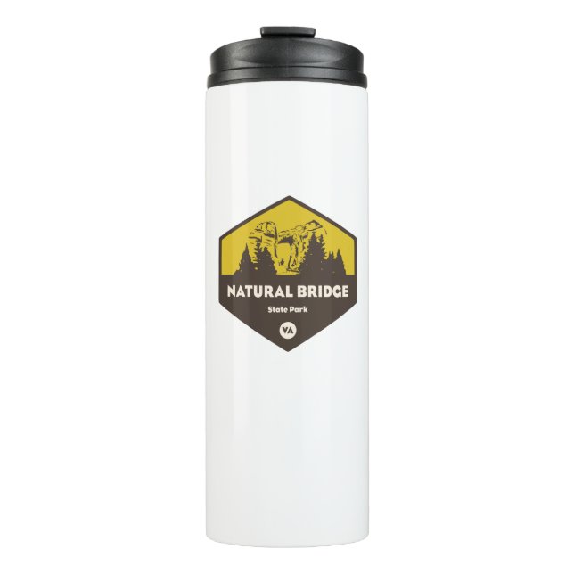 Natural Bridge State Park, Virginia Thermal Tumbler (Front)