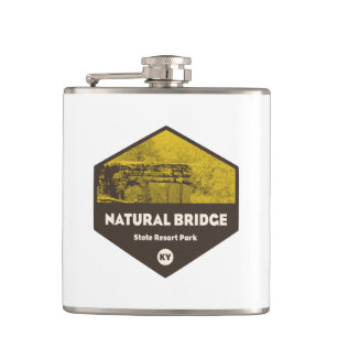 Natural Bridge State Resort Park Kentucky Hip Flask