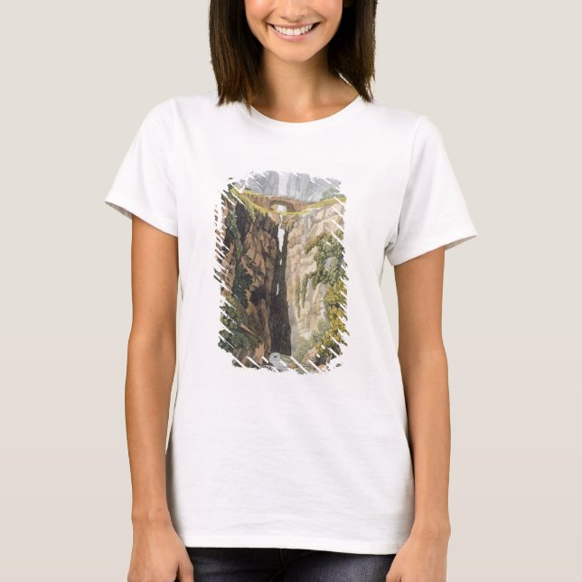 Natural Bridge, Valle d'Icononzo (colour litho) T-Shirt (Front)