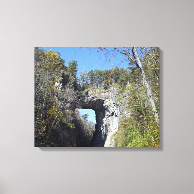 Natural Bridge, Virginia Canvas Print (Front)