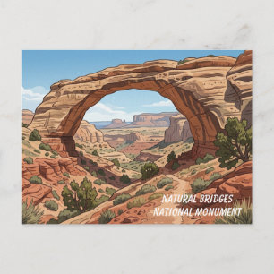 Natural Bridges National Monument Travel Postcard