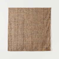 Natural Brown Burlap Canvas Coarse Grunge Backgrou