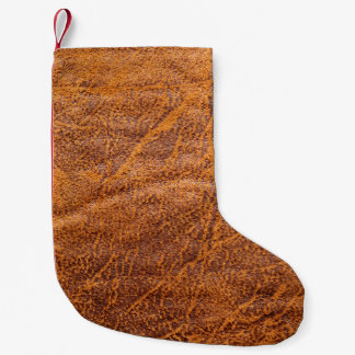 Natural brown leather texturetexture, leather, ski small christmas stocking