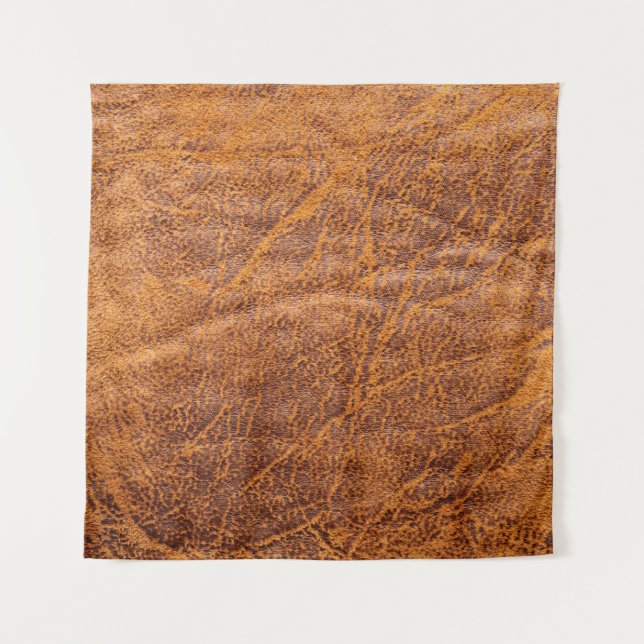 Natural brown leather texturetexture, leather, ski tapestry (Front)