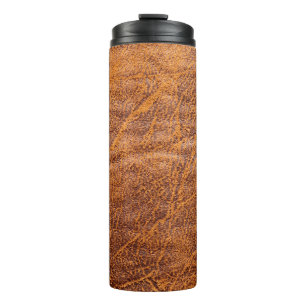 Natural brown leather texturetexture, leather, ski thermal tumbler