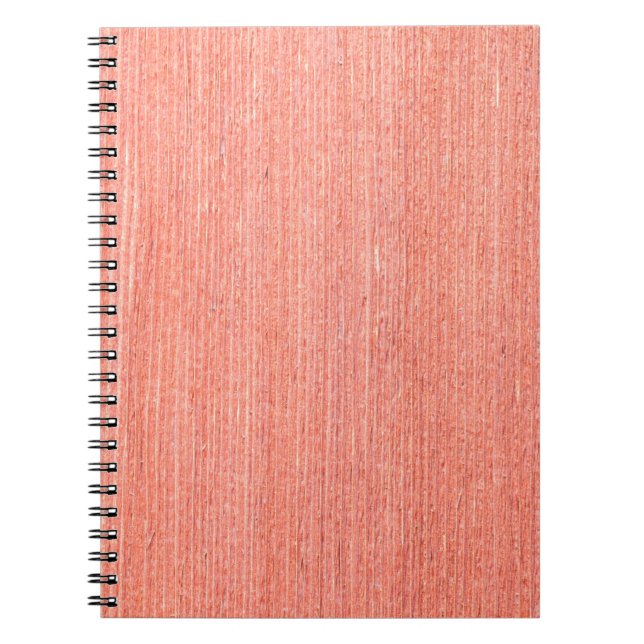 Natural brown wood texture and seamless background notebook (Front)