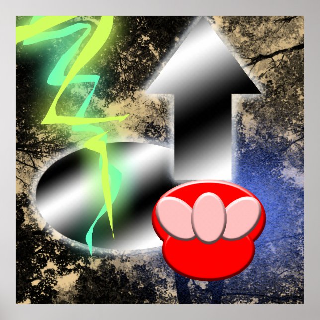 Natural Camouflage Poster (Front)