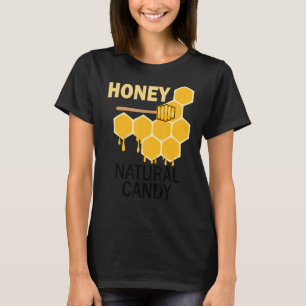 Natural Candy Wilderness Honey Cute Bees T-Shirt