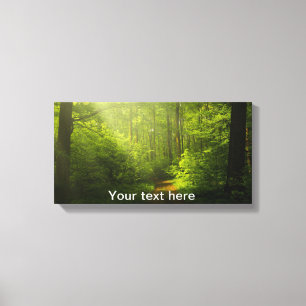Natural canvas print