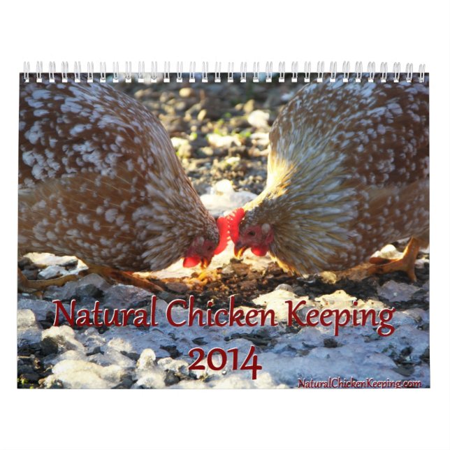 Natural Chicken Keeping 2014 Calendar + Tips (Cover)