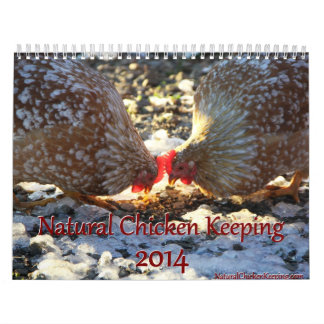 Natural Chicken Keeping 2014 Minimalist Calendar