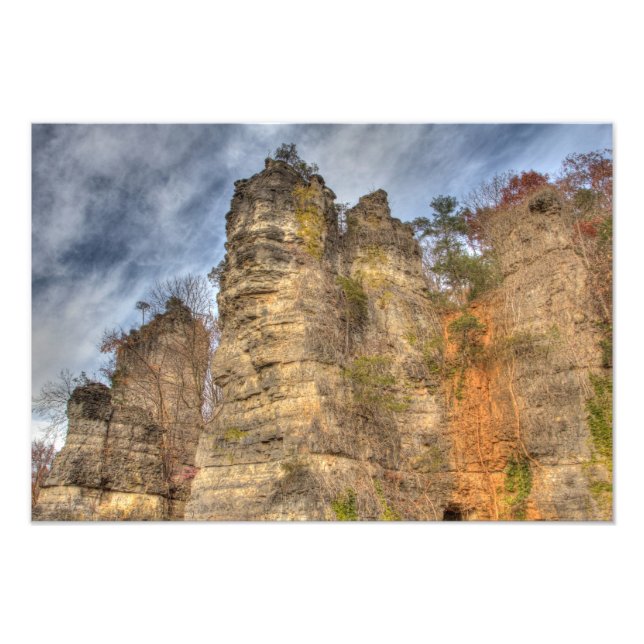 Natural Chimneys, Virginia Photo Print (Front)