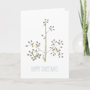 Natural Christmas Holiday Card