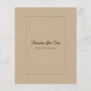 Natural Colour Classic Line Texture Service List Flyer