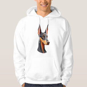 Natural Ear Doberman Hoodie