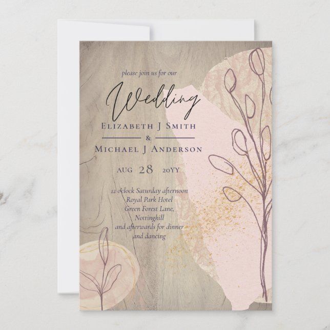 Natural Earth Rustic Woodland Leaves (Front)