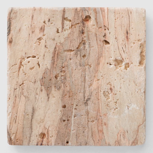 Natural Earth Travertine Coaster (Front)