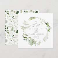 Natural elegant modern botanical script wedding