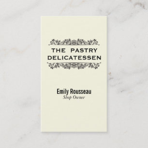 Natural Elements   Delicatessen 2 Business Card