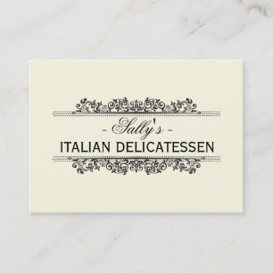 Natural Elements   Delicatessen Business Card