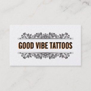 Natural Elements   Tattoos 2 Business Card
