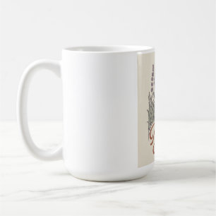 Natural Essence Vintage Botanical Wildflower  Coffee Mug