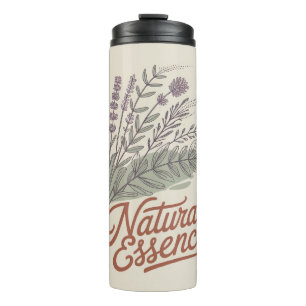 Natural Essence Vintage Botanical Wildflower Thermal Tumbler