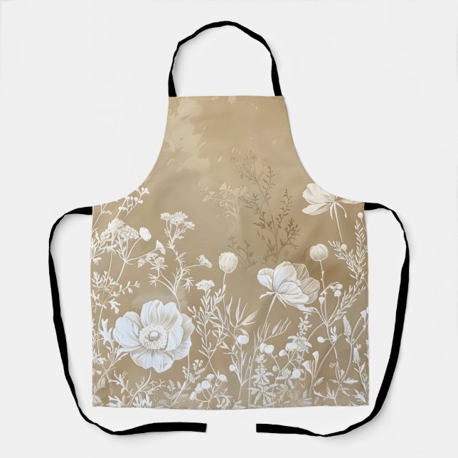 Natural Floral  Apron (Front)