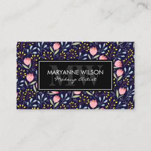 Natural Flower Illustrations Appointment Card