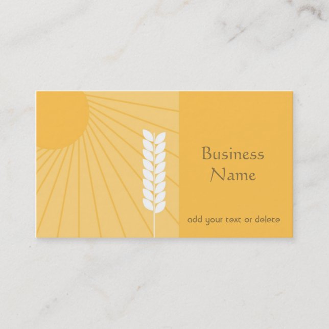 Natural Food Store Business Card (Front)