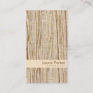 Natural Forest Brown Tree Care Landscape Lawn Business Card