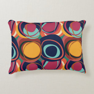Natural Form Seamless: Abstract Circle Beauty. Decorative Cushion