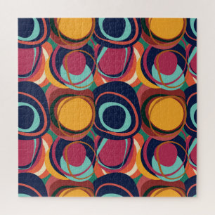 Natural Form Seamless: Abstract Circle Beauty. Jigsaw Puzzle